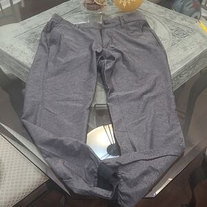 Men's Adidas Go-to Fall Weight Golf Atgletic Gray Pants New 32x30
